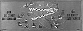 Plakat am »Haus des Rundfunks«, Berlin 1948