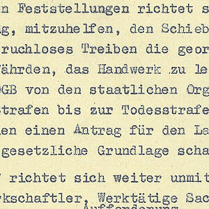 Programmunterlagen Landessender Dresden, Sendebeitrag »Sächsische Zeitungsschau« vom 07.01.1947