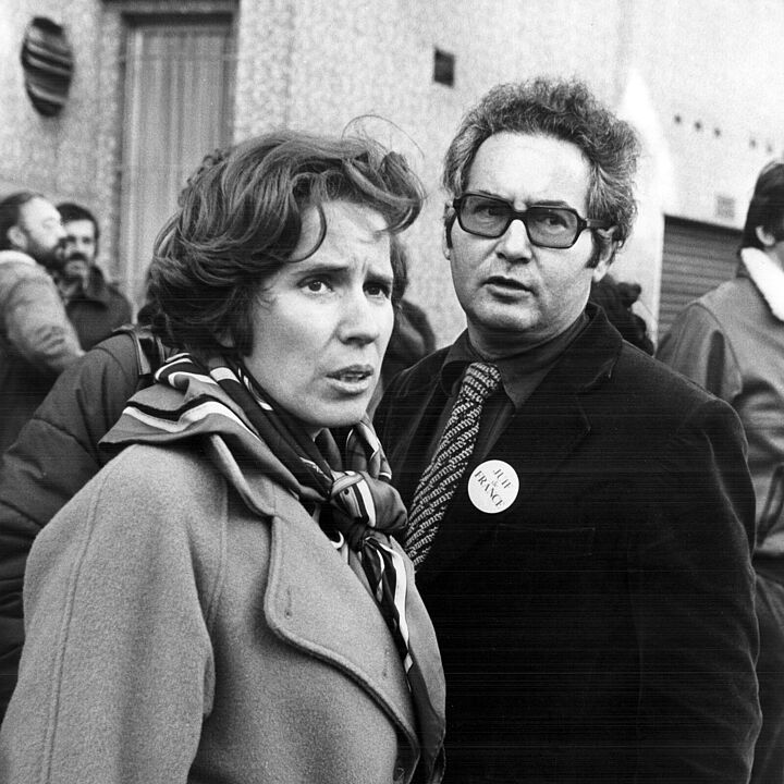 Beate Klarsfeld mit Ehemann Serge, 1979