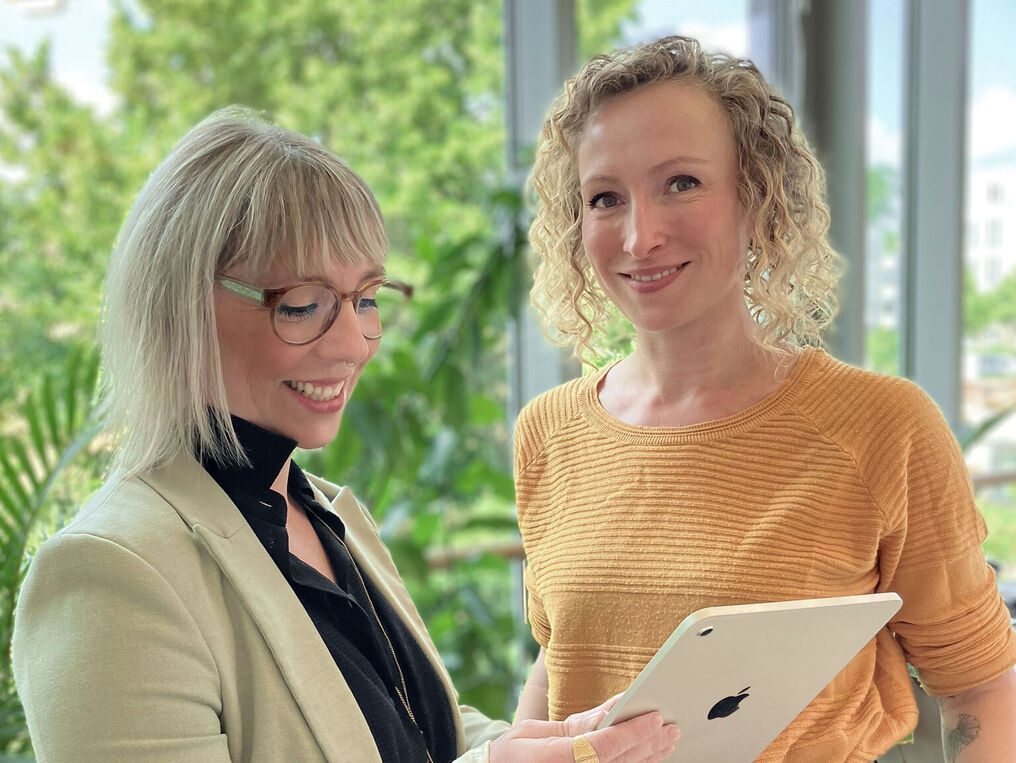 Denise Zilske (li.) und Kerstin Schulz