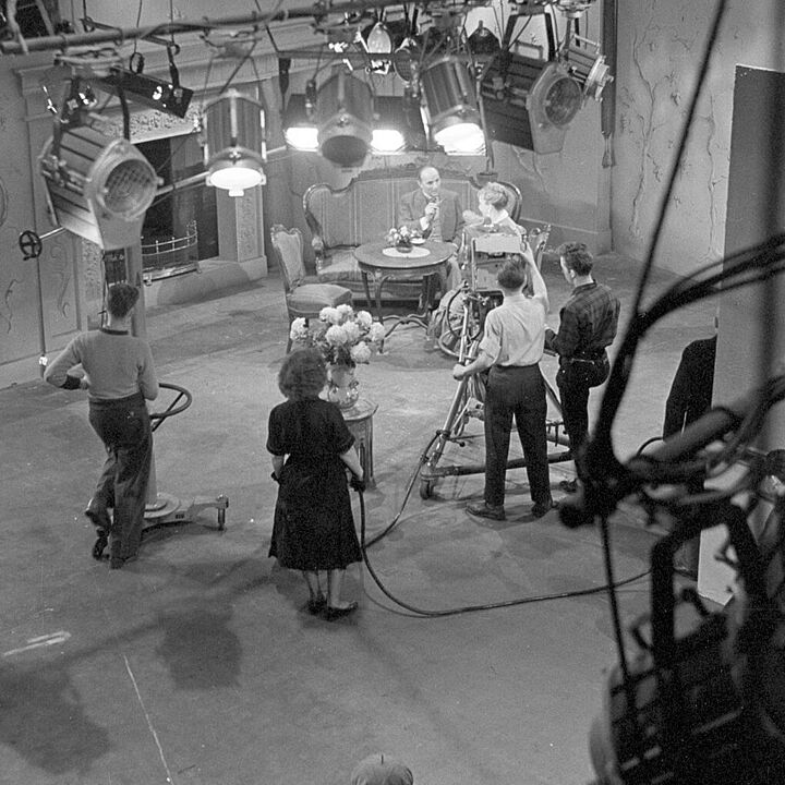 Aufnahmearbeiten im Studio 3 (1957)