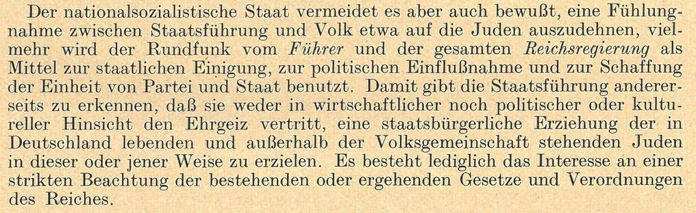 N. N.: Mitteilungen. »Der Rundfunk bei Juden«, in: Rundfunkarchiv. Zeitschrift für Rundfunkrecht und Rundfunkwirtschaft, 1 (1939), S. 11 f. | Bildquelle: DRA N. N.: Mitteilungen. »Der Rundfunk bei Juden«, in: Rundfunkarchiv. Zeitschrift für Rundfunkrecht und Rundfunkwirtschaft, 1 (1939), S. 11 f.