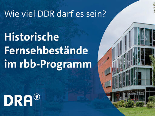 Teaser Gesprächsrunde. DRA in Babelsberg von außen.