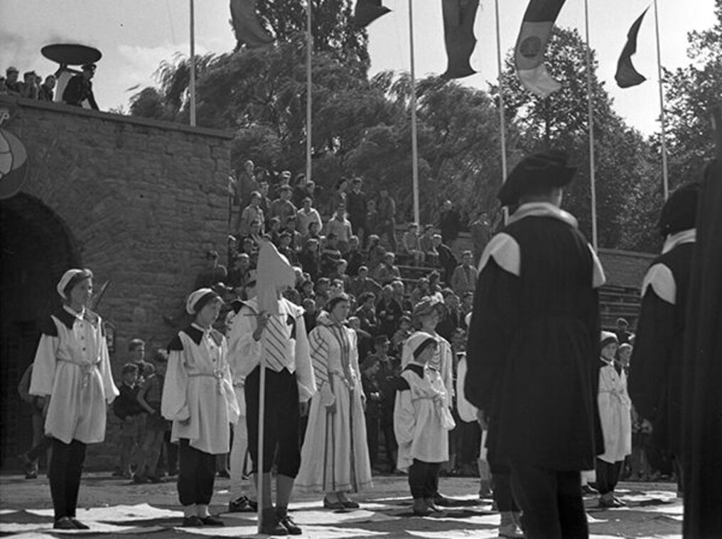 IV. Pioniertreffen der Pionierorganisation »Ernst Thälmann« vom 9. bis 20. August 1961 in Erfurt.