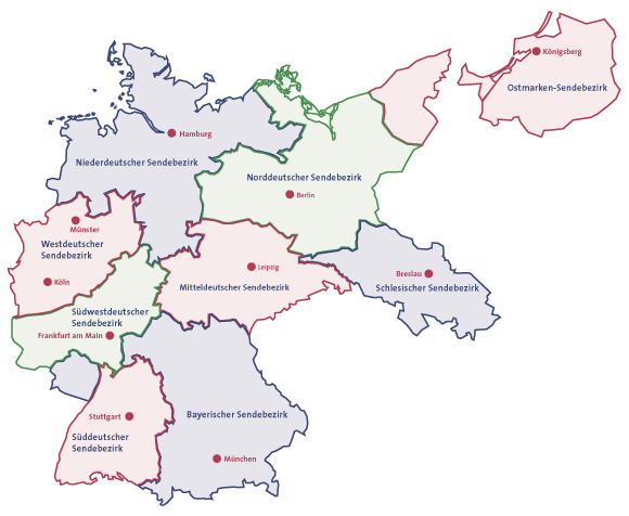 Sendegebiete